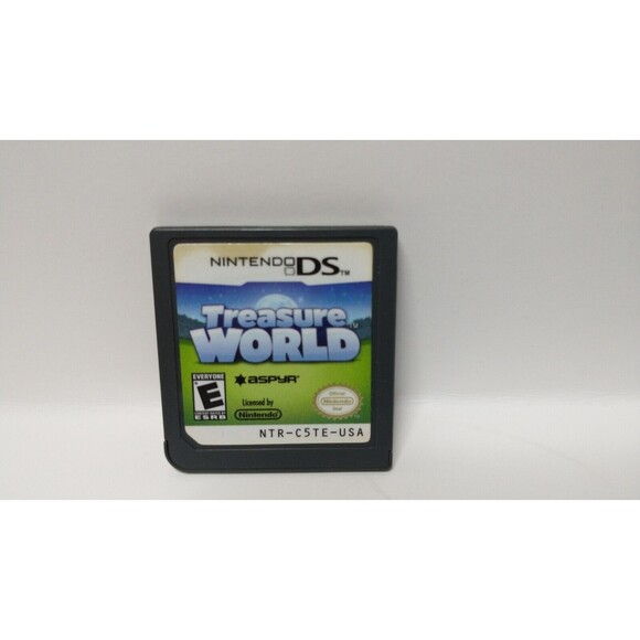Treasure World (Nintendo DS,2009) Very Good Condition, Original Manual & Sticker - Picture 1 of 2